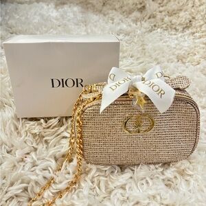 Dior Beauty GWP with unbranded chain and Dior ribbons - Limited Edition